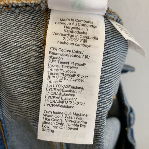 NWT J. Crew Essential Straight Leg All Day Stretch High Rise Cropped Jeans Sz 28 - Picture 8 of 9